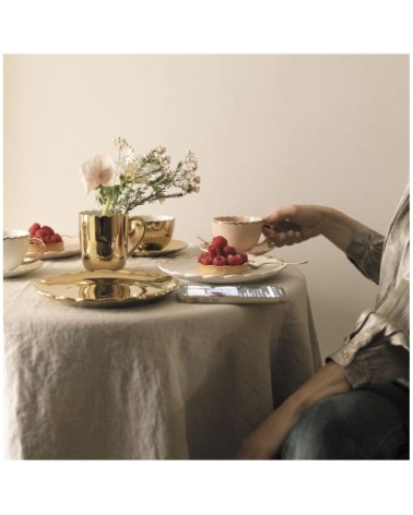 Tasse à thé - doré