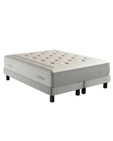 Ensemble 180x200 matelas H33 ressort ensachés, ferme, 2 sommiers