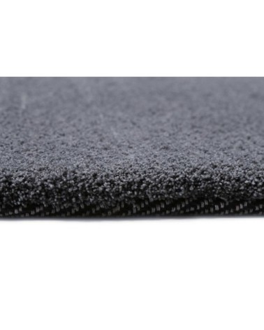 Tapis tufté poils longs gris foncé doux pour salon, chambre230x160