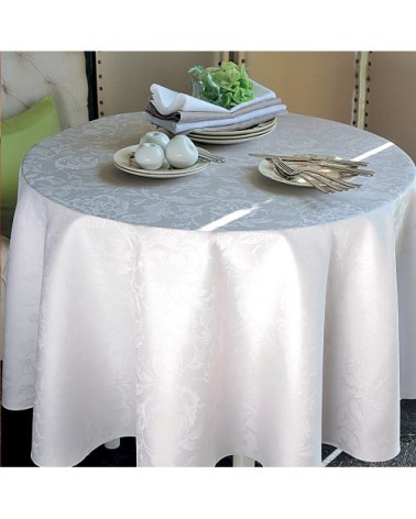 Nappe ronde enduit imperméable pur coton  Diam. 175 cm