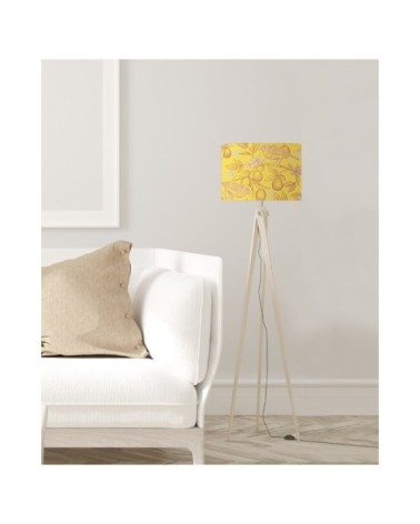 Abat-jour Lampadaire oiseau jaune acidulé Ø 45 x H 25