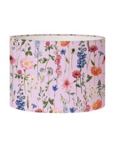 Abat-jour Lampadaire fleur rose acidulé Ø 45 x H 25