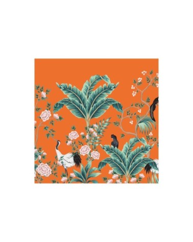 Abat-jour chevet Jungle Mandarine Ø 25 x H 20