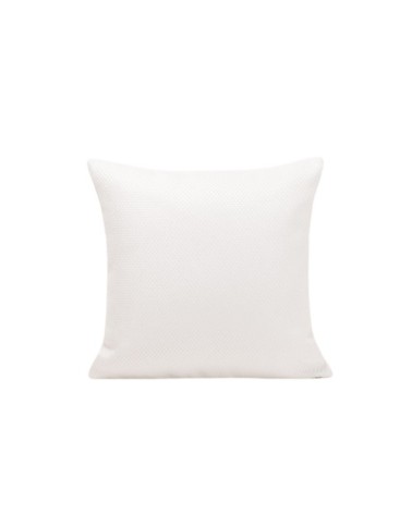 Housse de coussin blanc 40x40 cm