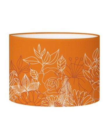 Abat-jour chevet Bouquet Mandarine Ø 25 x H 20