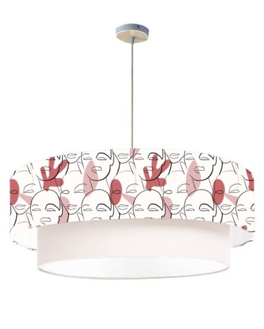 Suspension Double Visage Ø 65 x H 30