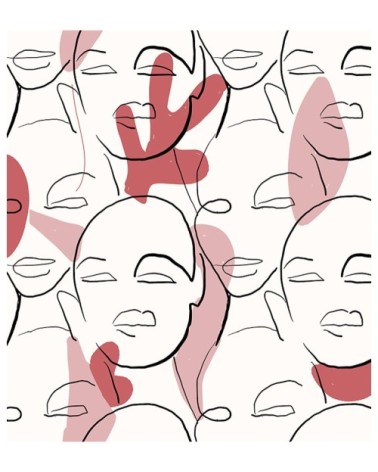 Suspension Double Visage Ø 65 x H 30