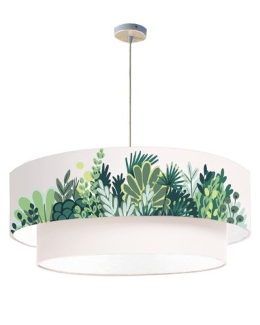 Suspension Double Feuillage Ø 65 x H 30