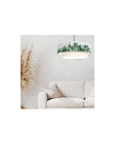 Suspension Double Feuillage Ø 65 x H 30