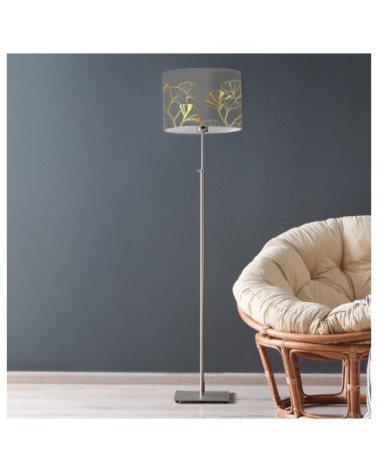 Abat-jour Lampadaire Iris Gris Ø 45 x H 25