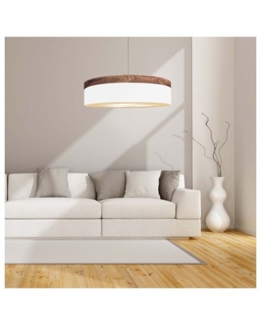 Suspension Boobby Slim blanc Ø 65 x H 20