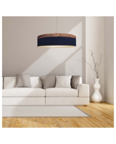 Suspension Boobby Slim bleu marine Ø 65 x H 20