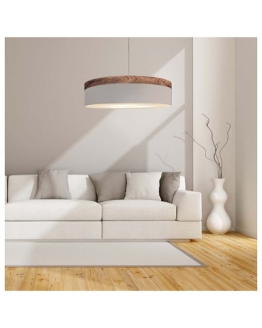 Suspension Boobby slim gris clair Ø 65 x H 20