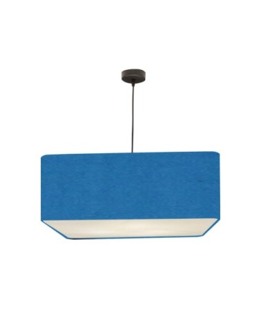 Suspension Carrée Carlito Bleu Ø 50 x H 20