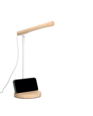 Lampe de bureau LED en bois 36x25x15