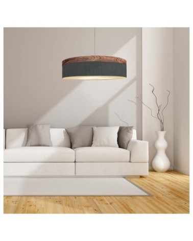 Suspension Boobby slim gris souris Ø 65 x H 20