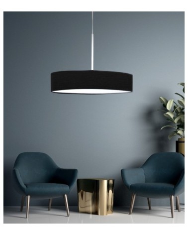 Suspension Stella Noir Ø 65 x H 20