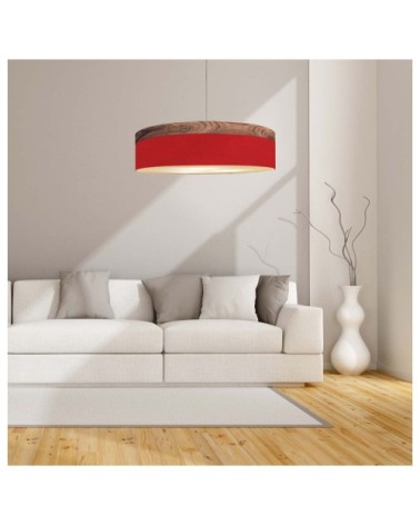 Suspension Boobby slim Rouge Ø 65 x H 20