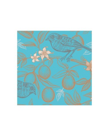 Suspension oiseau bleue acidulée Ø 60 x H 25