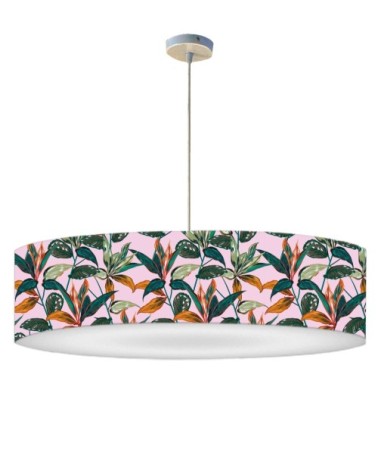 Suspension forêt rose acidulée Ø 60 x H 25