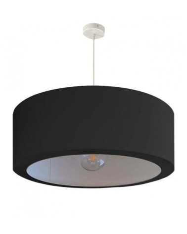 Suspension Silvio Noir Ø 65 x H 25