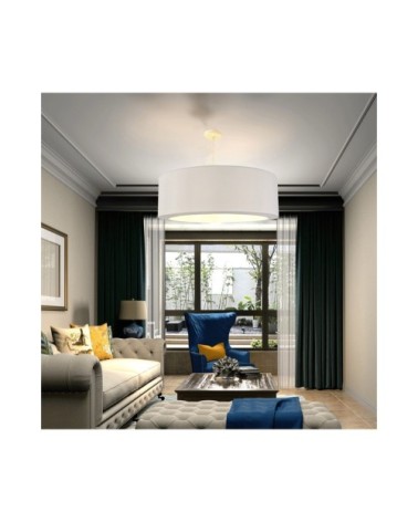 Suspension Silvio Gris Clair Ø 65 x H 25