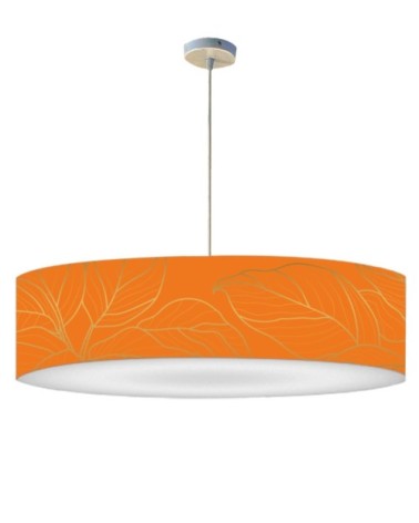 Suspension feuille orange acidulée Ø 60 x H 25
