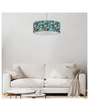 Suspension forêt bleue acidulée Ø 60 x H 25