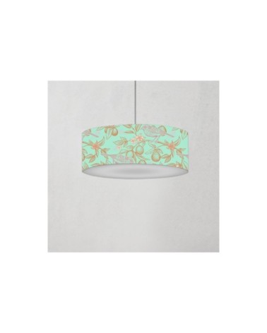 Suspension oiseau vert acidulé Ø 60 x H 25