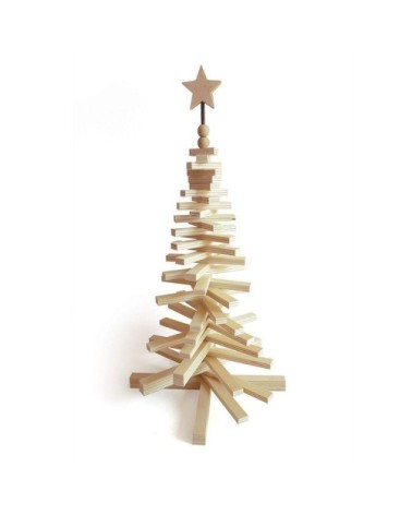 Sapin en lattes de bois H46cm