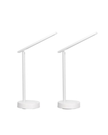 Lampe de Bureau à LED Réglable en Aluminium Blanc (2 pcs) Archie