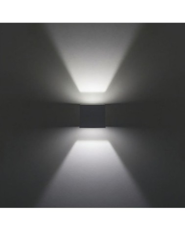 Applique Extérieure LED (2 pcs) Modulable 3000K Gris Urbain Rex