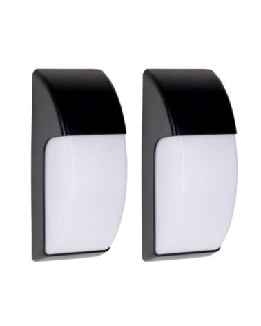Applique Extérieure (2 pcs) IP65 E27 23W Noir Area
