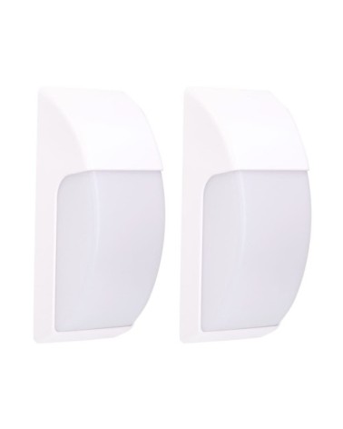 Applique Extérieure E27 23W Blanc (2 pcs) Area