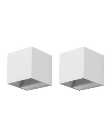 Applique Extérieure LED (2 pcs) Modulable 3000K Blanc Rex