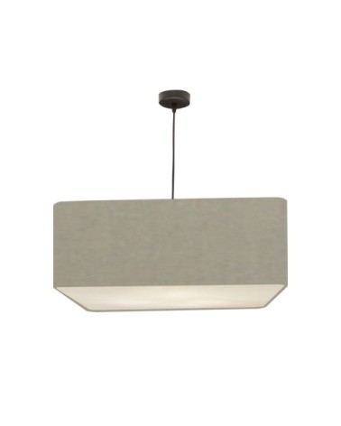 Suspension Carrée Carlito Taupe Ø 50 x H 20