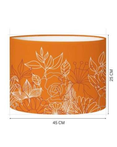 Abat-jour Lampadaire Bouquet Mandarine Ø 45 x H 25