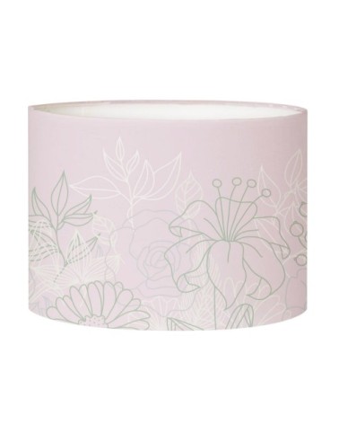 Abat-jour Lampadaire Bouquet Rose Poudré Ø 45 x H 25