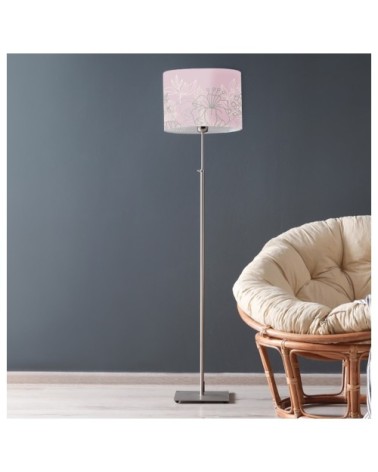 Abat-jour Lampadaire Bouquet Rose Poudré Ø 45 x H 25