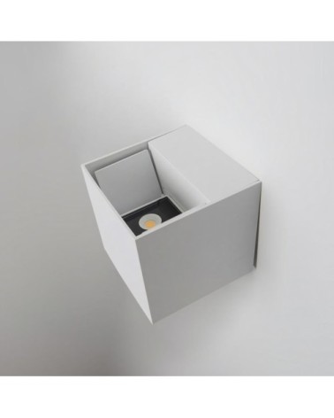 Applique extérieure LED faisceau modulable IP54 4000K Blanc Rex