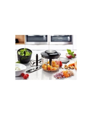 Hachoir multifonctions en acier transparent