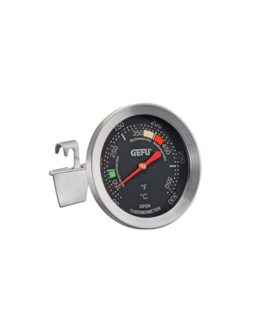 Thermomètre à four en acier inoxydable argent