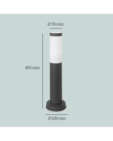 Balise Extérieure de Jardin (5 pcs) 23W en Acier Inoxydable Koral
