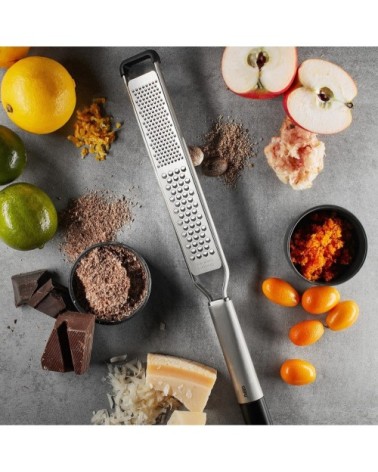 Multirâpe fine et grossière en acier inoxydable argent