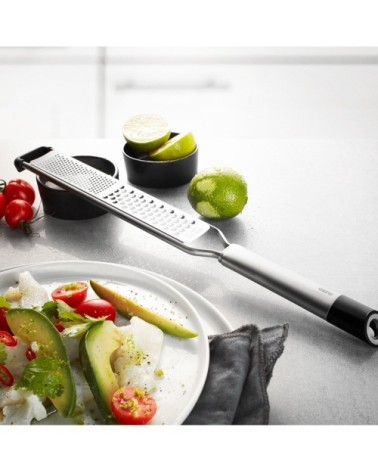 Multirâpe fine et grossière en acier inoxydable argent