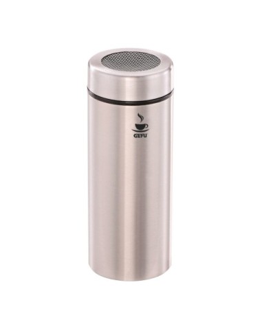 Saupoudreuse à tamis en acier inoxydable argent