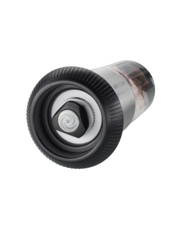 Moulin à sel ou à poivre en acier inoxydable argent H10,5cm