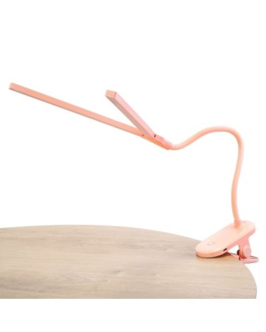 Lampe de bureau LED portable lumière orientable et réglable Rose Joy