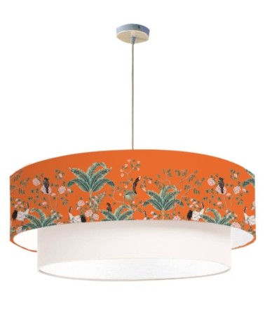 Suspension double Jungle Mandarine Ø 65 x H 30