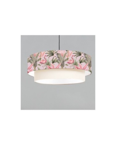 Suspension double Flamand Rose Poudré Ø 65 x H 30
